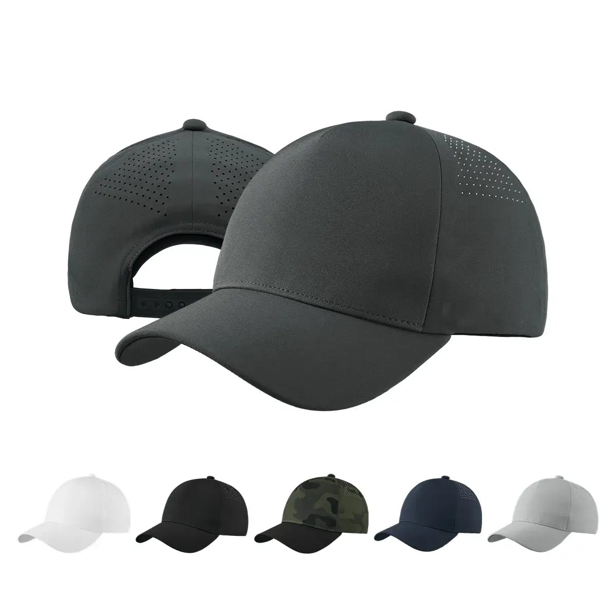 Blank Seamless Perforated Snapback Hats Wholesale - 5312     Foremost Hat-Wholesale & Custom Hats
