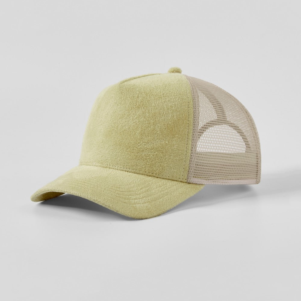 Blank 5 Panel Suede Trucker Hats Wholesale - 6710     Foremost Hat-Wholesale & Custom Hats
